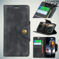 Flip Wallet чехол книжка для Nokia 5.1 Plus - Черный