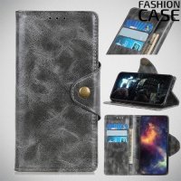 Flip Wallet чехол книжка для Samsung Galaxy A30 / A20 - Серый