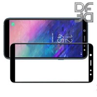 Full Glue Screen DF Защитное Закаленное Олеофобное Стекло для Samsung Galaxy A6 2018 SM-A600F черное