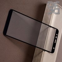 Full Glue Screen DF Защитное Закаленное Олеофобное Стекло для Samsung Galaxy J6 Plus / J4 Plus черное