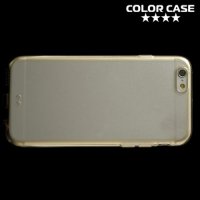 Гибридный прозрачный чехол для iPhone 6S / 6 - Золотой