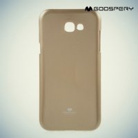 Goospery Jelly силиконовый чехол для Samsung Galaxy A5 2017 SM-A520F - Золотой