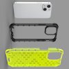 Honeycomb противоударный матовый чехол для iPhone 13 mini - Черный