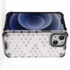 Honeycomb противоударный матовый чехол для iPhone 13 mini - Серый