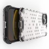 Honeycomb противоударный матовый чехол для iPhone 13 - Серый