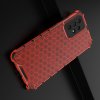 Honeycomb противоударный матовый чехол для Samsung Galaxy A52 - Красный