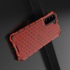 Honeycomb противоударный матовый чехол для Samsung Galaxy S21 - Красный