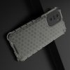 Honeycomb противоударный матовый чехол для Xiaomi POCO F3 - Черный