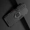 Hybrid Armor Ring Противоударный защитный двухслойный чехол с кольцом под палец подставкой держателем для Huawei Honor 10X Lite Черный