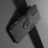 Hybrid Armor Ring Противоударный защитный двухслойный чехол с кольцом под палец подставкой держателем для Huawei Honor View 30 / View 30 Pro Черный