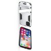 Hybrid Armor Ударопрочный чехол для iPhone 11 с подставкой - Серебряный