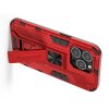 Hybrid Armor Ударопрочный чехол для iPhone 13 Pro Max с подставкой - Красный