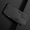 Hybrid Armor Ударопрочный чехол для OnePlus 9 Pro с подставкой - Черный