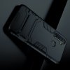 Hybrid Armor Ударопрочный чехол для OPPO Realme 5 с подставкой - Черный