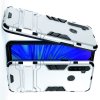 Hybrid Armor Ударопрочный чехол для OPPO Realme 5 с подставкой - Серебряный