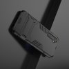 Hybrid Armor Ударопрочный чехол для Realme 6 с подставкой - Черный