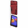 Hybrid Armor Ударопрочный чехол для Samsung Galaxy A01 Core с подставкой - Красный
