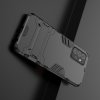 Hybrid Armor Ударопрочный чехол для Samsung Galaxy A72 с подставкой - Черный