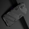 Hybrid Armor Ударопрочный чехол для Vivo v21 с подставкой - Черный
