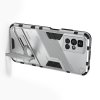 Hybrid Armor Ударопрочный чехол для Xiaomi Redmi 10 с подставкой - Серебряный