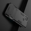 Hybrid Armor Ударопрочный чехол для Xiaomi Redmi 9C с подставкой - Черный
