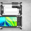 Hybrid двухкомпонентный противоударный чехол для Xiaomi Mi Note 10 Lite - Черный