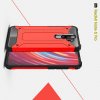Hybrid двухкомпонентный противоударный чехол для Xiaomi Redmi Note 8 Pro - Серебряный