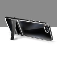 Прозрачный чехол с пластиковый бампером для Xiaomi Mi 6 - Черный