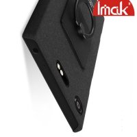 IMAK Cowboy Пластиковый чехол с кольцом подставкой и защитной пленкой для Sony Xperia XZ1 Compact - Песочно-Черный