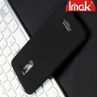IMAK Cowboy Пластиковый чехол с кольцом подставкой и защитной пленкой для Xiaomi Pocophone F1 - Песочно-Черный
