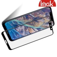 Imak Pro+ Full Glue Cover Защитное с полным клеем стекло для Nokia 7.1 Plus черное