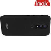 Imak Матовая пластиковая Кейс накладка для Nokia 4.2 Песочно-Черный Ультратонкий с защитой кнопок и камеры