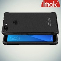 IMAK Shockproof силиконовый защитный чехол для Asus Zenfone Max M2 ZB633KL песочно-черный и защитная пленка