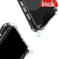 IMAK Shockproof силиконовый защитный чехол для Google Pixel 3 Lite прозрачный и защитная пленка