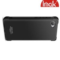 IMAK Shockproof силиконовый защитный чехол для HTC Desire 12 черный и защитная пленка