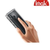 IMAK Shockproof силиконовый защитный чехол для Huawei Honor 8X прозрачный и защитная пленка