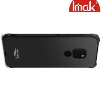 IMAK Shockproof силиконовый защитный чехол для Huawei Mate 20 черный и защитная пленка