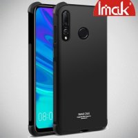 IMAK Shockproof силиконовый защитный чехол для Huawei P Smart 2019 черный и защитная пленка