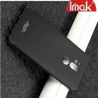 IMAK Shockproof силиконовый защитный чехол для LG G7 ThinQ черный и защитная пленка