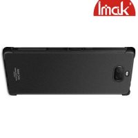 IMAK Shockproof силиконовый защитный чехол для Sony Xperia 10 песочно-черный и защитная пленка