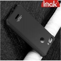 IMAK Shockproof силиконовый защитный чехол для Xiaomi Redmi 6 черный и защитная пленка