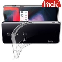 IMAK Тонкий силиконовый чехол накладка для OnePlus 6 - Прозрачный