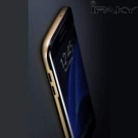 IPAKY противоударный чехол для Samsung Galaxy S7 Edge  - Золотой