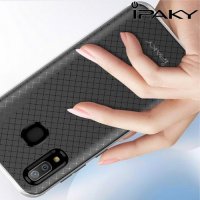 IPAKY Yuyan Series противоударный силиконовый чехол для Samsung Galaxy A30 / A20 с синий рамкой