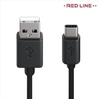 Кабель USB Type-C Черный Red Line