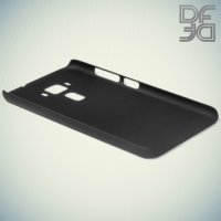 Кейс накладка DF Soft Touch для Asus Zenfone 3 ZE520KL  - Черный