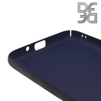 Кейс накладка DF Soft Touch для Samsung Galaxy J2 (2018) - тёмно-синий