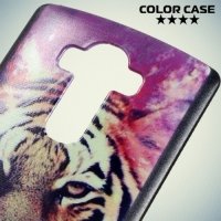 Кейс накладка для LG G4 с рисунком Тигр