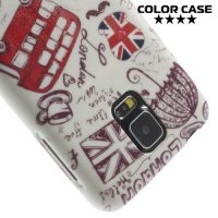 Кейс накладка для Samsung Galaxy S5 - с рисунком Лондон