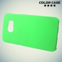 Кейс накладка для Samsung Galaxy S6 Edge - зеленый